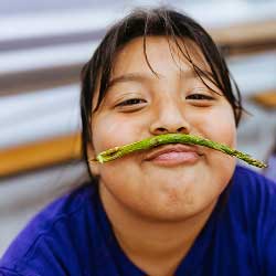 asparagus mustache